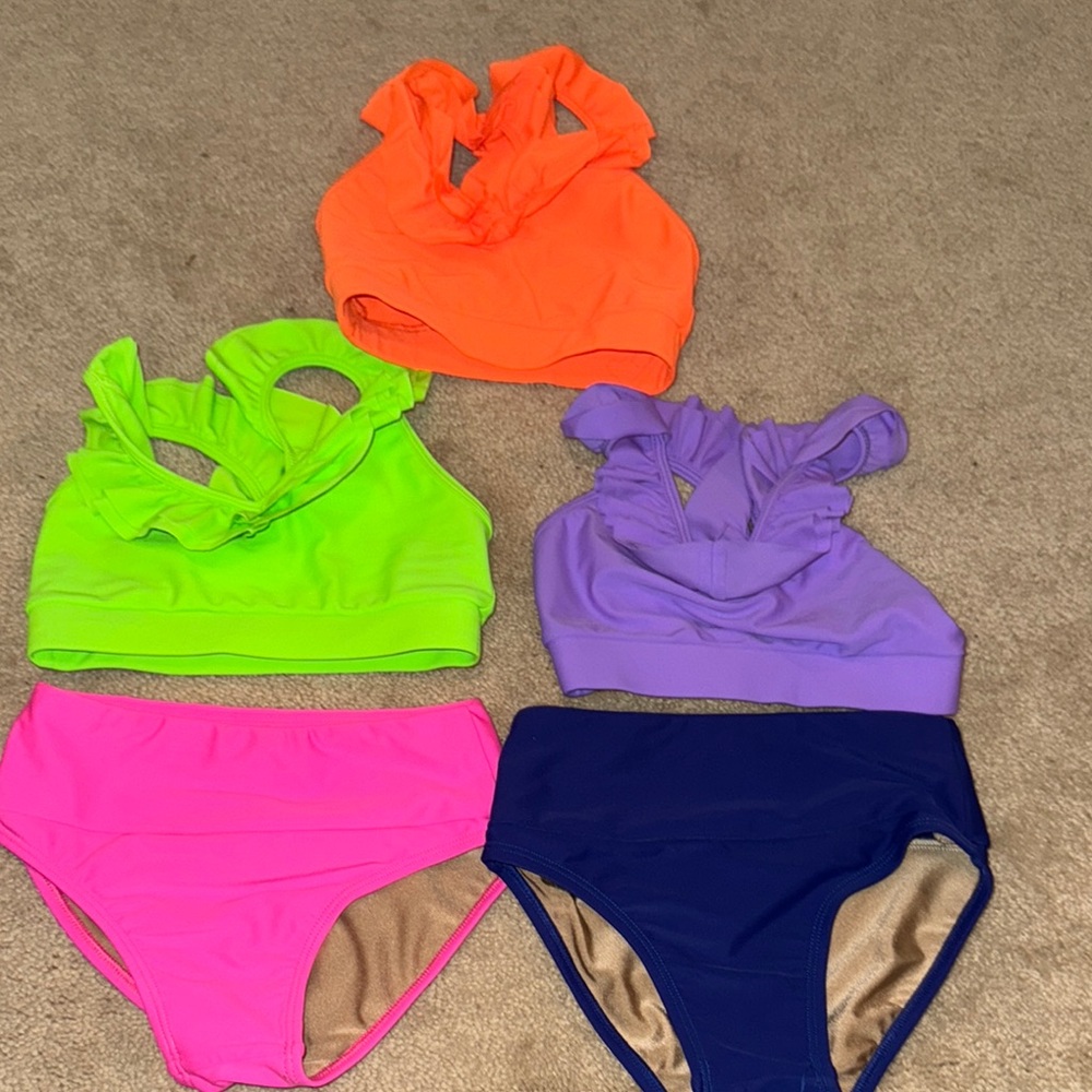 Colorful Dance Wear Purple Pixie